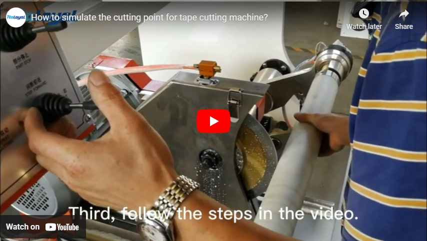¿Cómo simular el punto de corte para la máquina de corte de cinta?