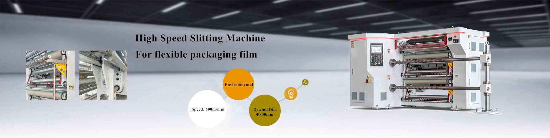 Máquina de corte de alta velocidad para película de embalaje flexible