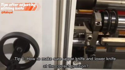 Algunas puntas de la máquina de corte de alta velocidad después de ajustar el cuchillo de corte