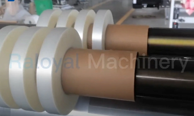 Máquina de corte y bobinado de superficie central para película de encogimiento de calor de 18mm