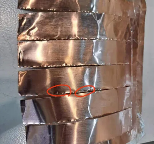 ¿Cómo resolver el problema de corte de volantes de lámina de cobre?