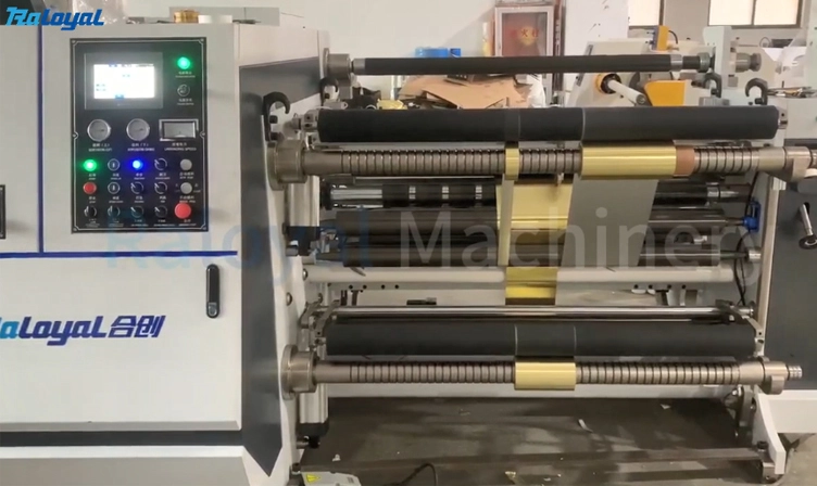 HCH2-1300B máquina de rebobinado económico para etiquetas y películas con colección automática