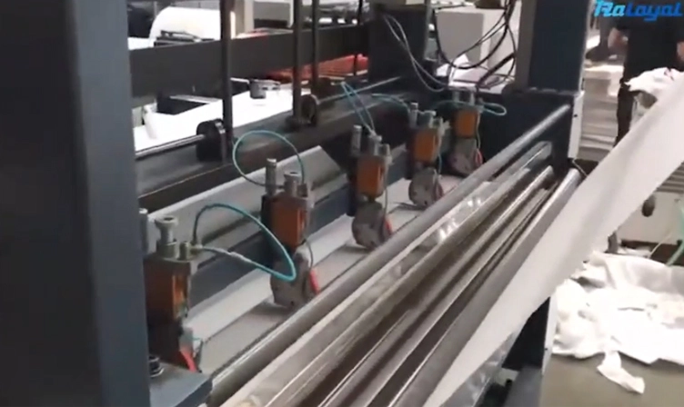 Máquina de corte rotatoria de papel de envoltura de sándwich de Hamburgo de alta velocidad