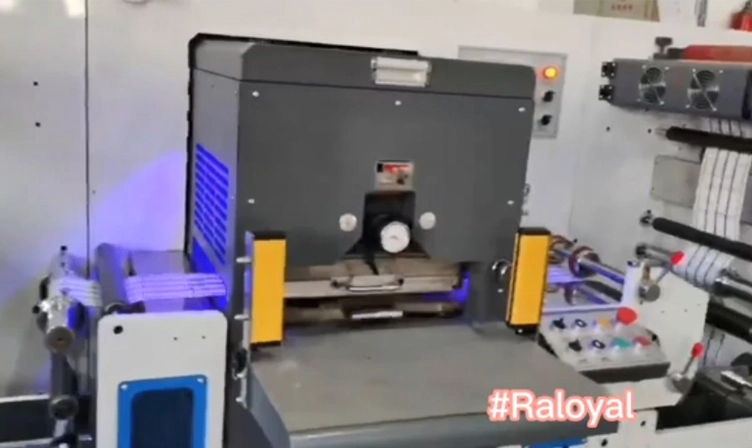 Máquina cortadora plana de 400 tiempos/etiqueta mínima Raloyal de alta velocidad