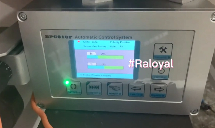 RY1-450 tipo uno color Flexo Press terminó la carrera de prueba