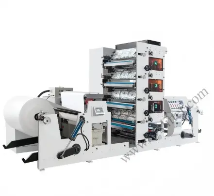 Máquina de impresión Flexo de tipo apilado