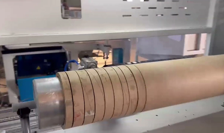 1000mm de ancho semiautomático de un solo cuchillo máquina de corte de tubo de papel de 6 pulgadas tubo de papel