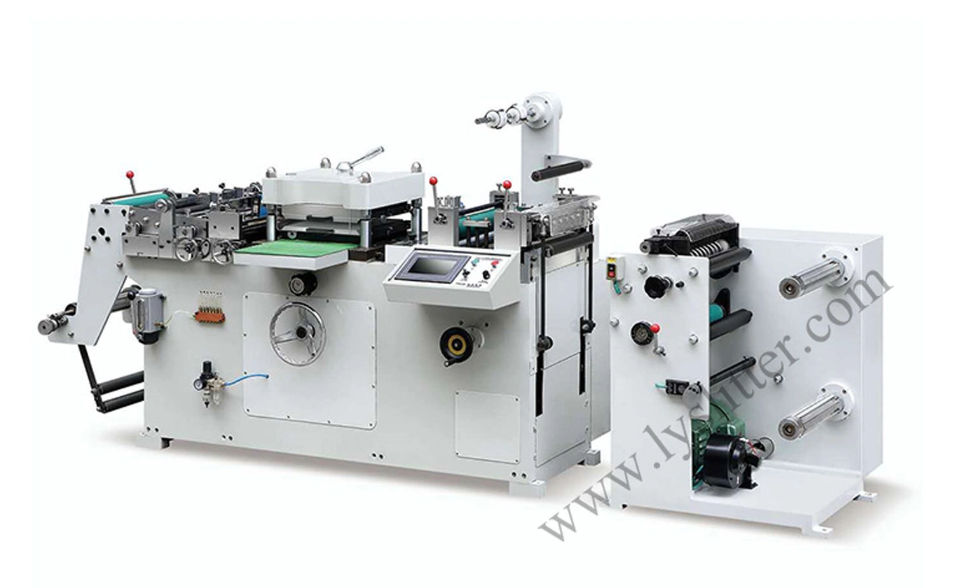 Aplicación de la máquina cortadora de troquel de etiqueta automática LDC-LDC-350A/450A