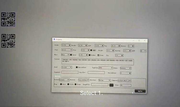 Pequeña máquina de corte de alta velocidad con impresora de inyección de tinta-Configuración de la impresora de inyección de tinta