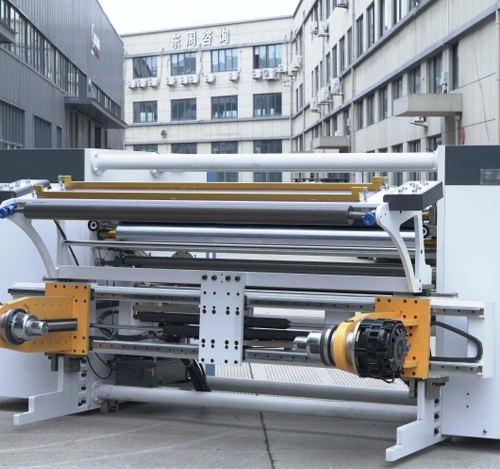 Rebobinadora de doble eje para papel y film HCH3-1300R2/1700R2, su mejor opción en soluciones de corte