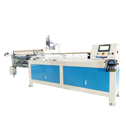 Máquina totalmente automática para cortar núcleos de papel