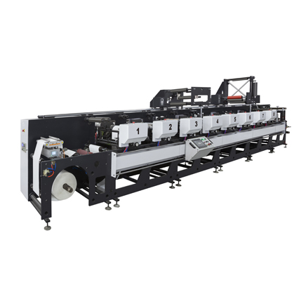 Máquina de impresión flexográfica tipo unidad