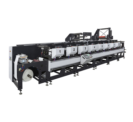 Máquina de impresión flexográfica tipo unidad