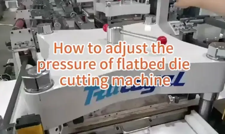 Cómo ajustar la presión de una máquina de corte plana