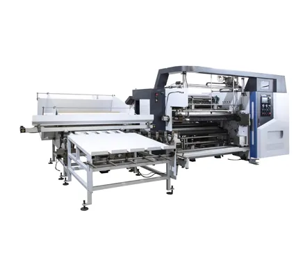 Máquina rebobinadora de doble eje para papel y film HCH3-1300R2/1700R2